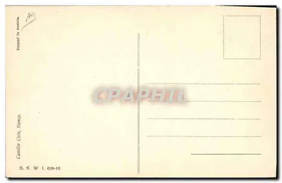 Soldado caricaturado — caricatura militar — Camille Cain, Nancy, n° 698-10 — Verso