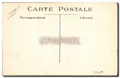 Cuirassier — gecoördineerde kavallerist — onbekende uitgever, serie-nummer 12289 — Achterkant