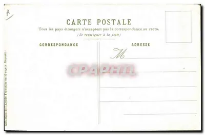 Caçador a cavalo — soldado a cavalo com bandeira — A. Palm de Rosa, n° 35 — Verso