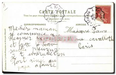 Ufficiale dello Stato Maggiore (Cavalleria) — A. Palm de Rosa, n°19 — Verso