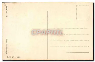 Soldado em uniforme — caricatura — Camille Cain, Nancy, B.K.W.I 698-5 — Verso