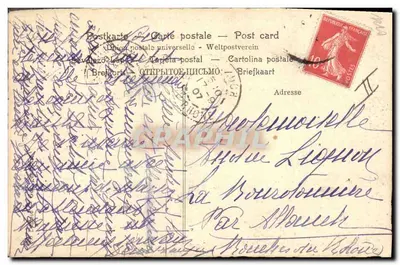 Donna che porta due secchi — Lyonnelle — Editore non identificato — Verso