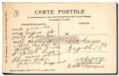 Normandia — Na rynku — Wydawnictwo Francuskie, seria P.F. N°14 — Rewers