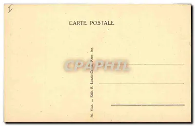 Ambiente de Visé-Berneau — Velho Castelo com Donjon do século XIV — Editor E. Lenoir-Cuillé, n°30 — Verso