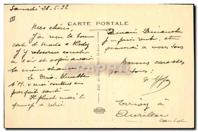Espalion — Stary Pałac Sądowy — Édit du Grand Hôtel Moderne — Rewers