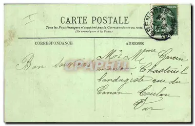 Grenoble — O Palácio de Justiça — LL. n°55 — Verso