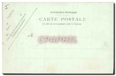 Grenoble — El Palacio de Justicia — La Sala de los Pasos Perdidos — LL. — Reverso