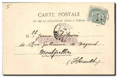 Grenoble - Pałac Sądowy — wydawca L. Pons, nr 471 — Rewers