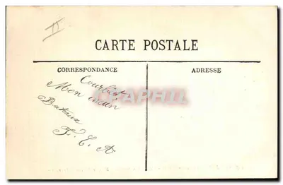 Cacciatorpediniere Courbet — Marina Militare Francese — editore non identificato, n° 537 — Verso
