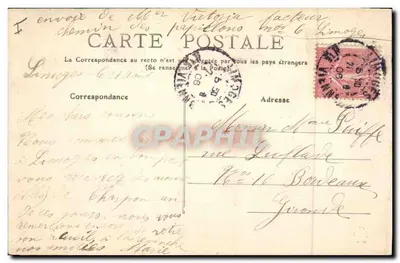 Limoges - Prefektura — 80 — wydawca M.T. I.L. — Rewers