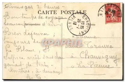 Limoges — Nieuwe Prefectuur (hoofdgevel) — Th. Bonneau, fot., Limoges — Achterkant