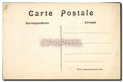Oorlog van 1914 — In het bos van Villers-Colteret — Aangebrande Duitse automobieltransport — Uitgever ÉDIA Parijs-Versailles — Achterkant