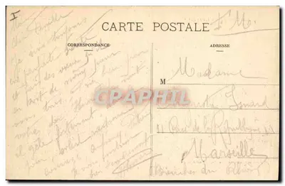 Flirey - Het Kerkhof — oorlogsschade in Lotharingen — Gerdolle en Briquet, Toul — Achterkant