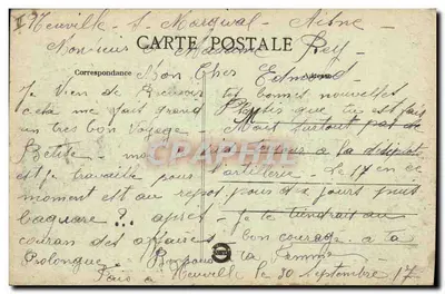 Destruição em Noyon (Oise) — A devastação alemã — L.C.H. Paris - Visé, Paris — Verso