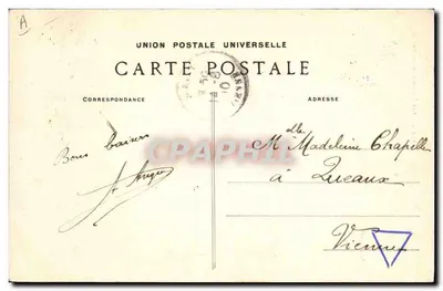 Jonge man van Pont-l'Abbé — Collectie Villard, Quimper — n° 1263 — Achterkant