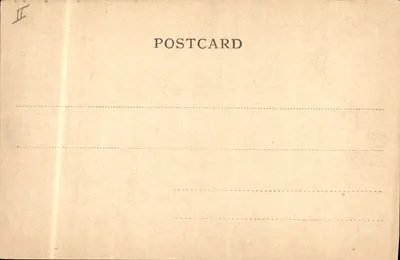 Pirâmide de Chefrén — Egito — bilhete postal antigo — Verso