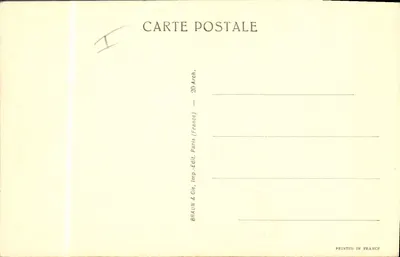 Templo de Dendérah — Arte Egípcia — Egito — Braun & Cie, Paris — Verso