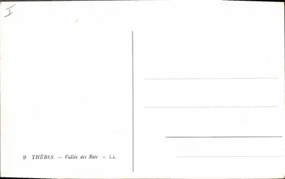 Tebe — Valle dei Re — LL, n°9 — Verso