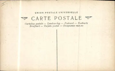 Alexandria - A Coluna de Pompéia — Union Postale Universelle — Verso
