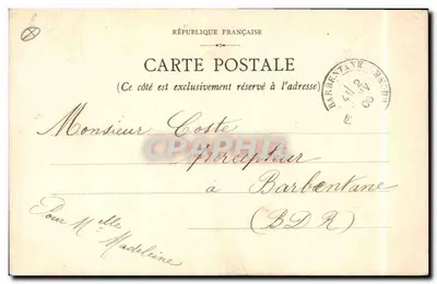 Iris — carte postale dessinée — Louise Martin — Verso