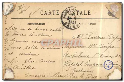 Mulher da Ilha de Sein — Estudo de Cabeça — Coleção Villard, Quimper — Verso