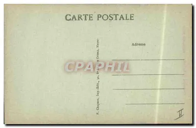 Mulher em traje de Pont-Aven — Bretanha — F. Chapeau, Nantes — Verso