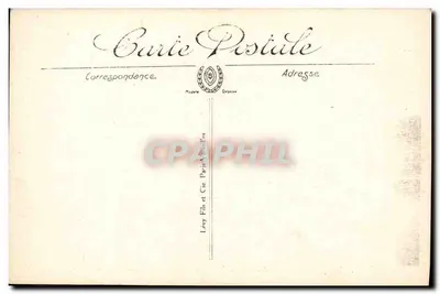 Chinon — Ogólny widok zamek i most — wydawca Levy Frères — Rewers