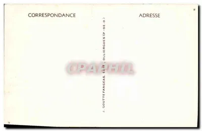Zamek Tournoeil — Auvergne — J. Gouttefangeas, wydawca — Rewers