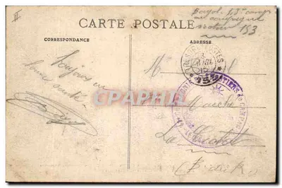 Rzymskie kopalnie w Pasly — Otoczenie Soissons — Wyd. J. B. — Rewers