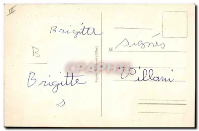 As Grutas de Jonas — Arredores de Saint-Nectaire — A Auvergne pitoresca — Idéal, n° 3477 — Verso