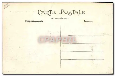 Gannat — Ratusz i Sąd — B. L. Monluçon — Rewers
