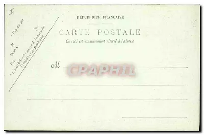 Grenoble — O Palácio de Justiça e a Estátua de Bayard — LL. — n° 55 — Verso