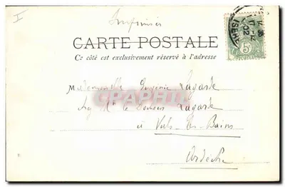 Grenoble — Pałac Sądowy. Główna część fasady — Fot. H. Thiervoz — Rewers