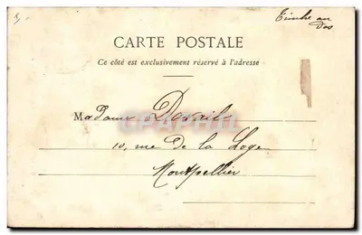 Grenoble — Invoer van het Paleis van Justitie — Uitgever Davail, nr. 319 — Achterkant