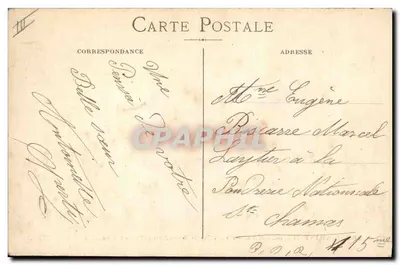 DANTON — Dreadnought 1ª Escadra — B.C. n°203 — Verso