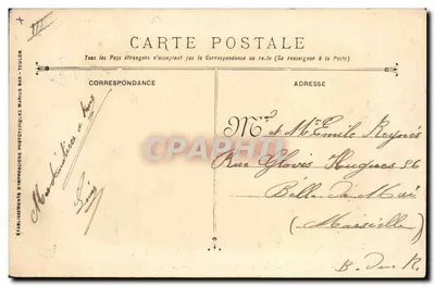 DIDEROT - Cuirassé d'Escadre à turbines - Marine Militaire Française — Verso