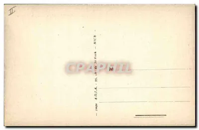 Montpellier — A Prefeitura — Bilhete postal antigo n°7106 — Verso