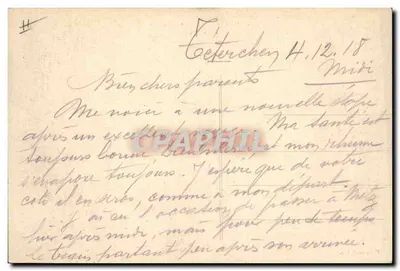 Metz — Prefeitura — F. Connard, Metz — Verso