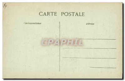 Reims — Ruinen der Kirche Saint-Jacques nach dem Rückzug der Deutschen — Thullier, Verlag, Thperna — Rückseite