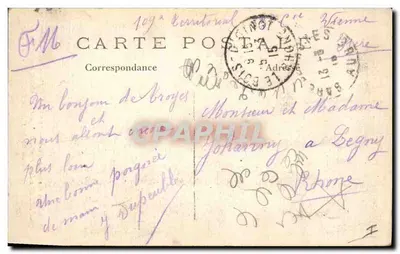 Cemitério de REIMS tomado e retomado — Um episódio da Grande Guerra 1914-15 — Phot-Expr — Verso