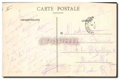 Fenneviller — después del bombardeo — editor Cliché Krells, n.º 104 — Reverso