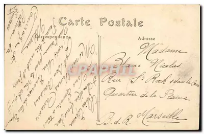 Bombardeio de Reims pelos Alemães, em 18 de setembro de 1914 — Casa, Praça Godinot — Coleção H. George, Reims — Verso