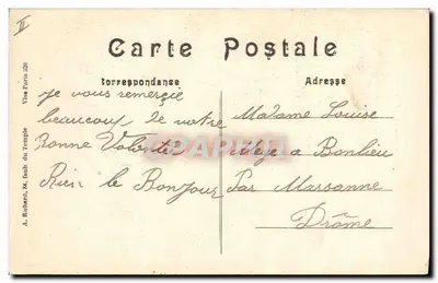 Villers-aux-Bois (P.-de-C.) — Szczegóły zniszczeń po Wielkiej Wojnie 1914-15 — A. R. — Rewers