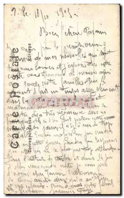A Alsácia reconquistada - A Igreja de Aspach-le-Haut bombardeada pelos Alemães — A.R. n°406 — Verso