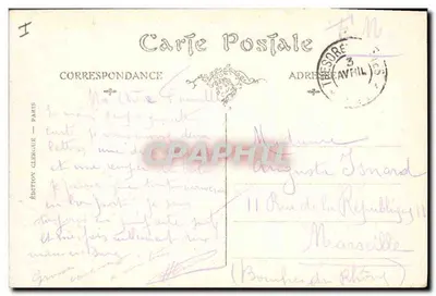 Laheycourt — A Prefeitura — Ruínas após bombardeio — Edição Clergue, Paris, n°27 — Verso