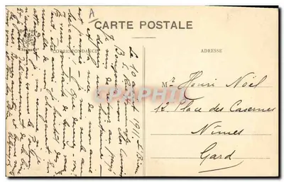 Traje Bretão pitoresco — Guémené-sur-Scorff — Collection A. Waron, St-Brieuc — Verso