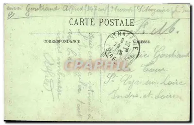 Um Ancião de Plougastel — Série 67 Mœurs et Types Bretons — Editor não visível — Verso