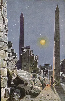 Obéliscos de Karnak — Karnak — Editor Hämmer & Jonna, Praga, n° R 147