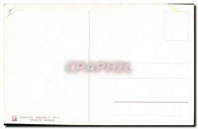 Sfinks — Egipcjanin — T. Periboe, seria 672 — Rewers