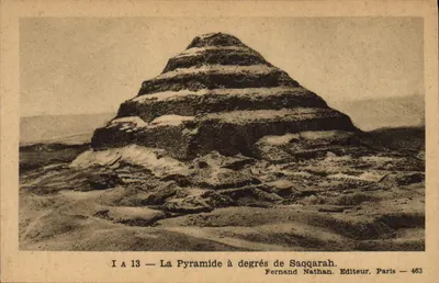 Pirâmide de degraus de Saqqarah — Fernand Nathan, Paris — 463